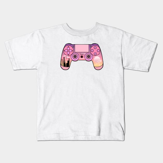 Gaming l gamers l controller l aesthetic Kids T-Shirt by Bossin